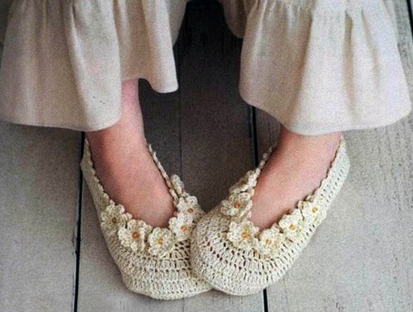 Zapatillas tejidas a crochet para mujer ⋆ Manualidades Y DIYManualidades Y