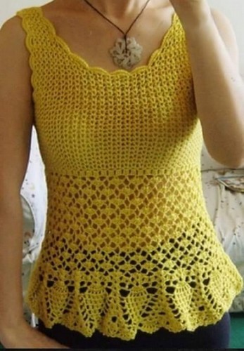 14 Blusas Tejidas a Crochet Modernas ⋆ Manualidades Y DIYManualidades Y DIY