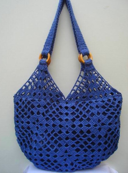 Bolso Tejido al Crochet con Cuadrados muy fácil ⋆ Manualidades Y