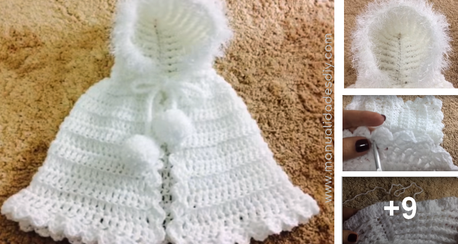 Tejer una Capinha para Bebé con a Crochet ⋆ Manualidades Y DIY
