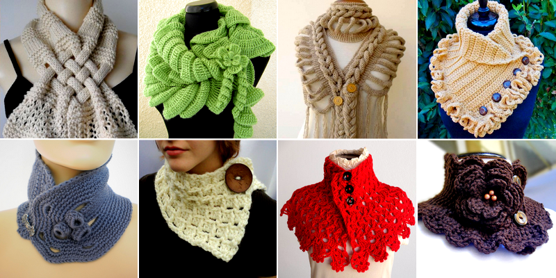 Entretener conocido Calle principal 16 bufandas de crochet y dos agujas para mujer ⋆ Manualidades Y  DIYManualidades Y DIY