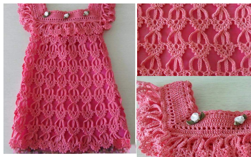 El más vestido en crochet niñas Manualidades Y DIYManualidades Y DIY