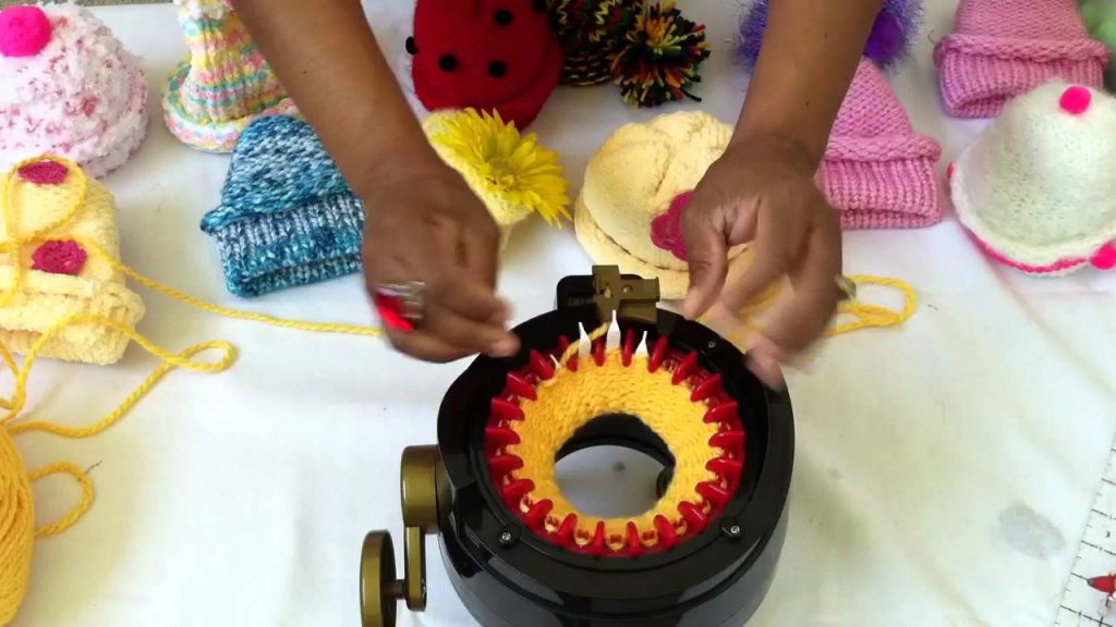 Máquina para tejer bufandas y gorros ⋆ Manualidades DIY